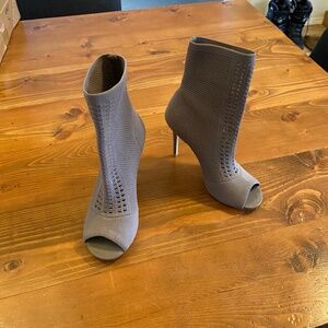 Charles David Sock Peep Toe Heels